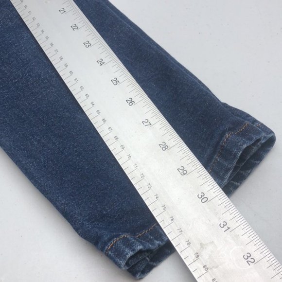 LIKE NEW MENS ZARA DENIMWEAR SLIM STRAIGHT JEANS 31x30 ⭐️ - Picture 9 of 11